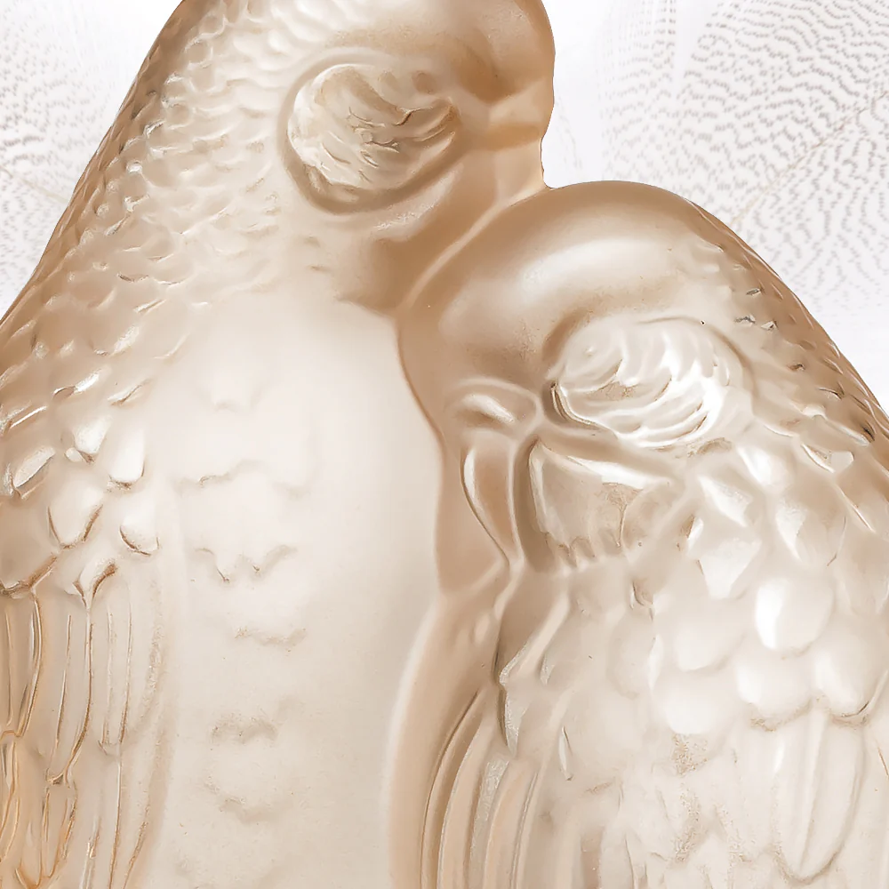 2 Parakeets sculpture - Image 3