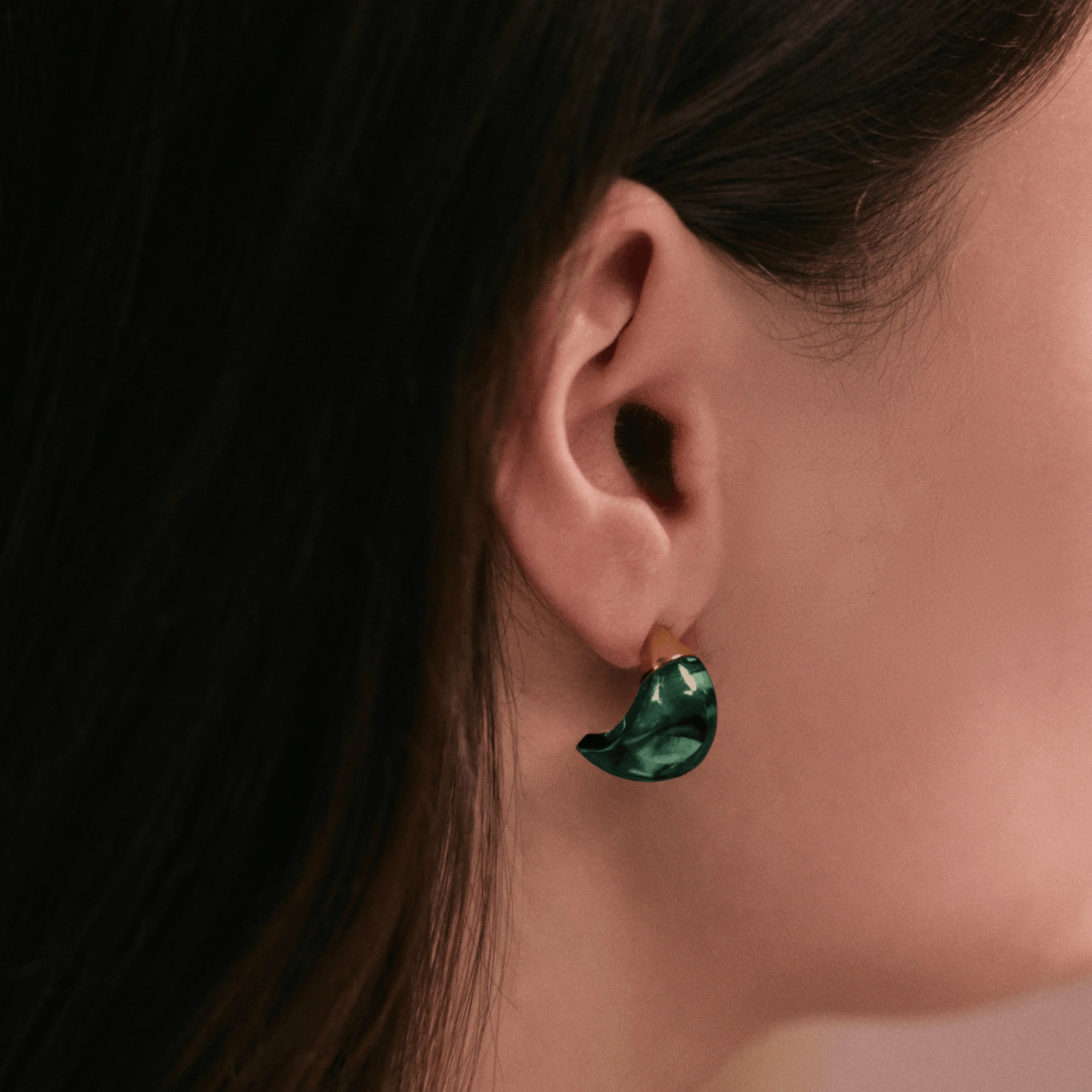 Cabochon earrings - Image 2