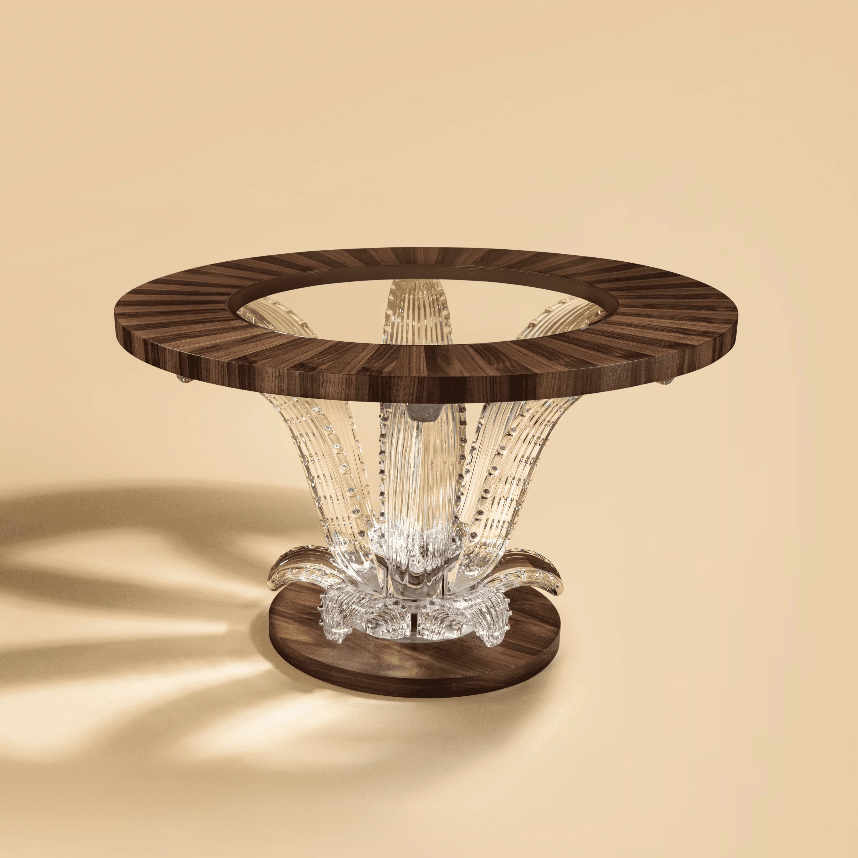 Cactus small coffee table walnut - Image 2