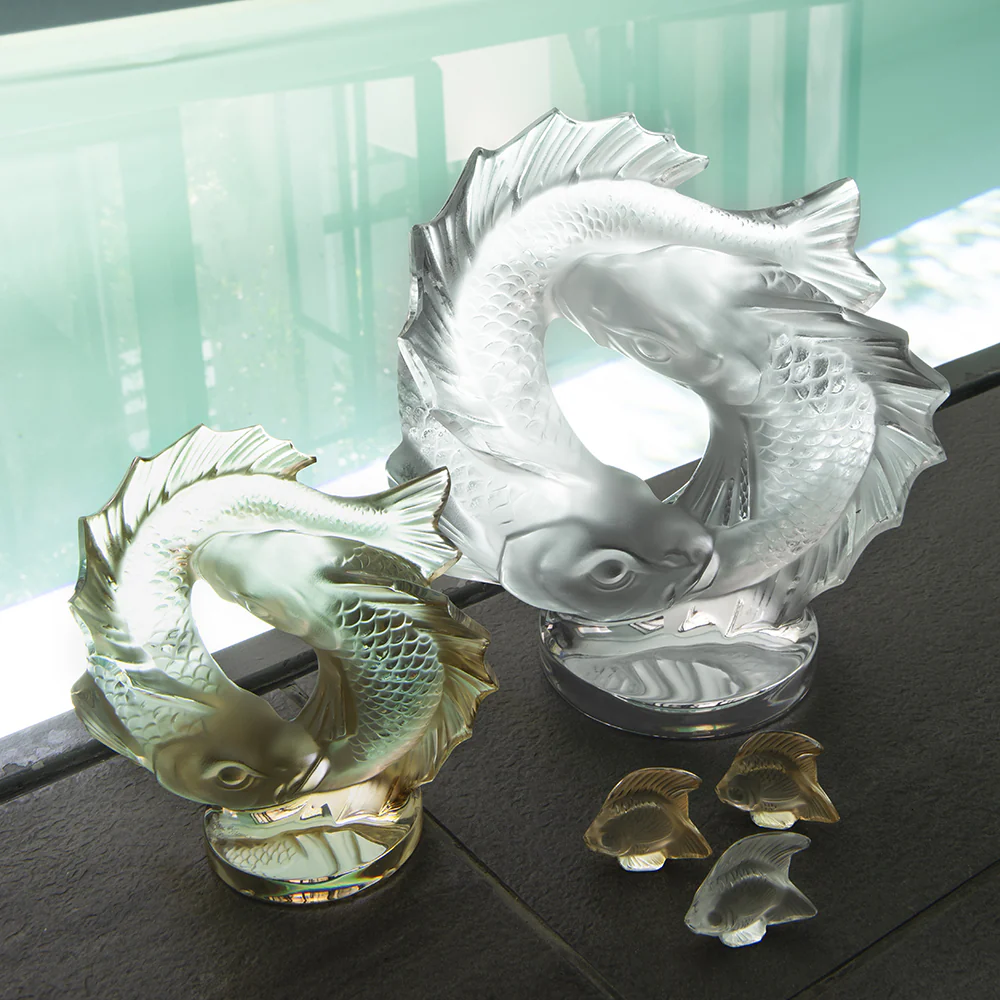 Double Fish sculpture - Image 2