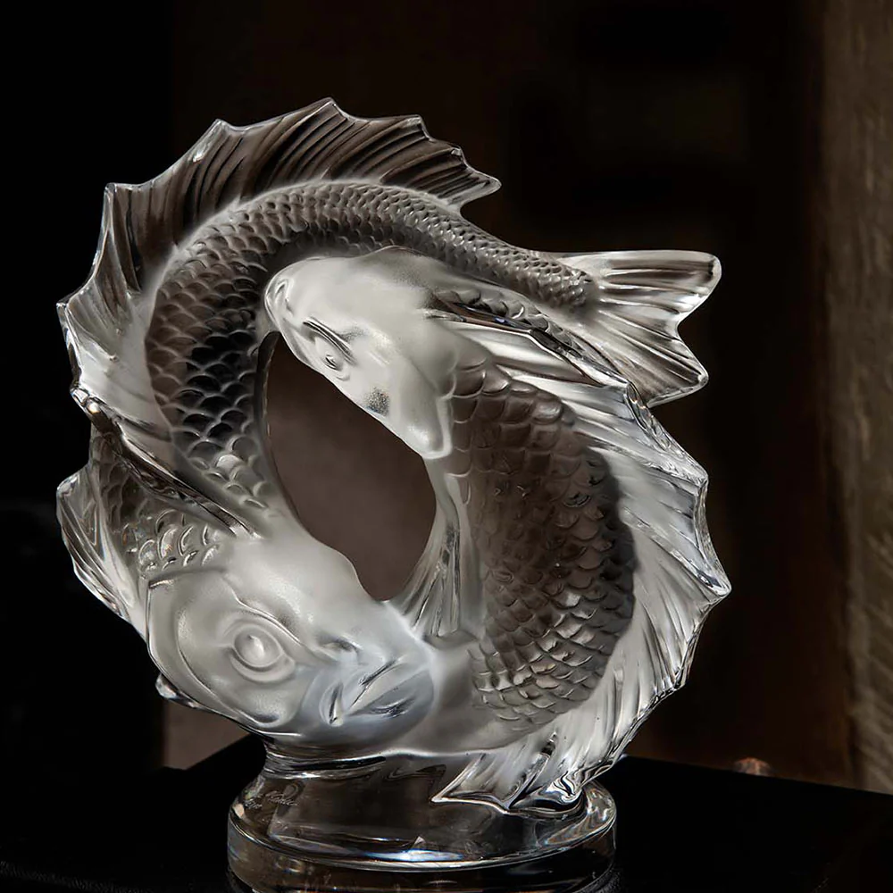 Double Fish sculpture - Image 3