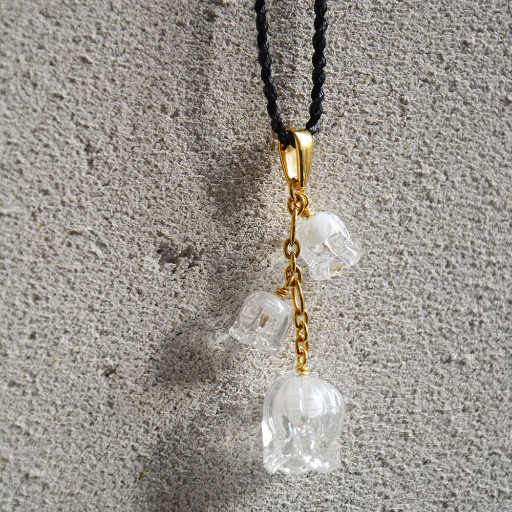 Muguet Pendant 3 crystals - Image 2