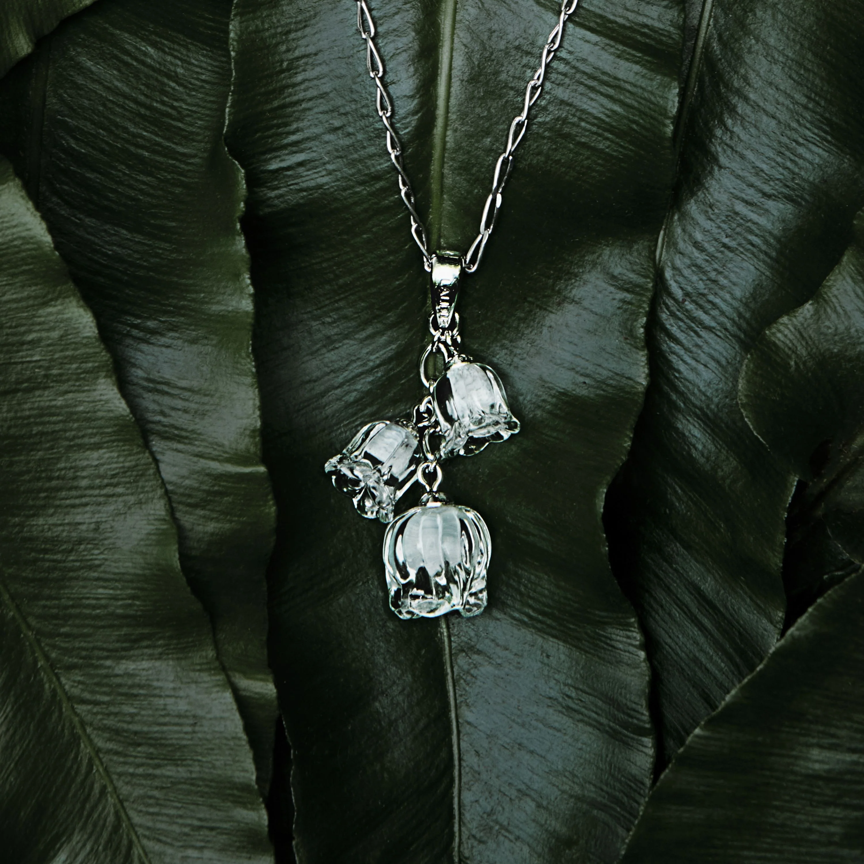 Muguet Pendant 3 crystals - Image 2