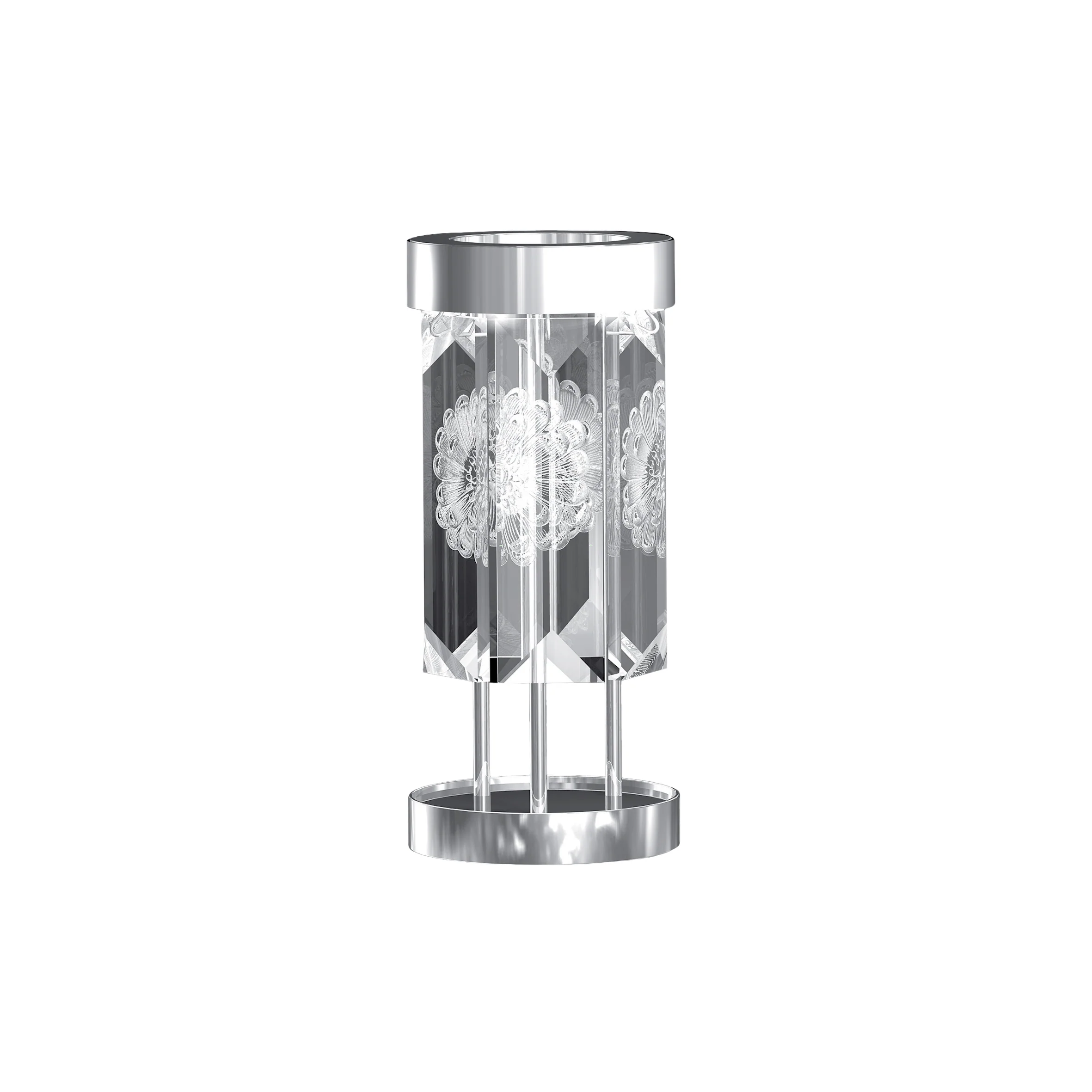 Serene 6 Prisms Dahlia Table Lamp - Image 2